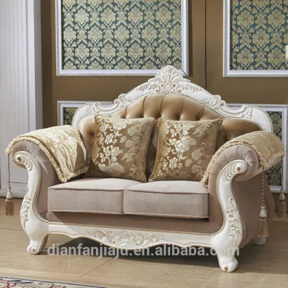 French style luxury country style furniture goodlife sex sofas with paste golden