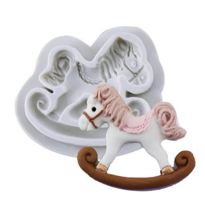 Trojan Toy Shape Chocolate Mold for Fondant Cake Decoration