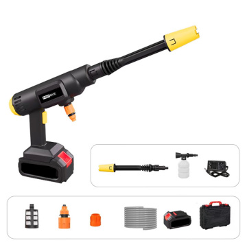 Portable High Pressure 21V Lithium Cordless Car Wash System with Foam Gun