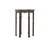 21" L living room hexagonal accent & end table antique painted furniture