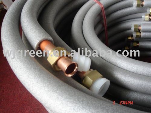 Copper-aluminum connecting tube for air conditioenr