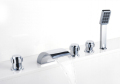 Sang trọng 5 máy tính tầng gắn tắm sục Mixer Tap