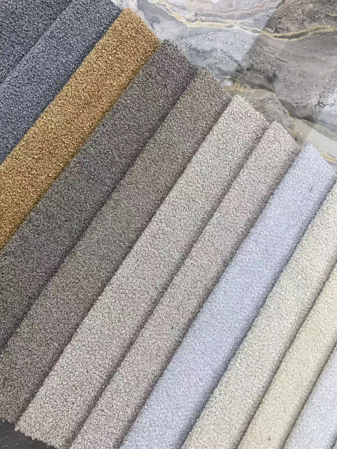Soft bouclé fabric
