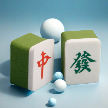 DADA Mahjong Dual-Use Dry and Wet Powder Puff for Easy Makeup