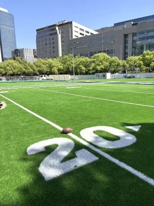 High-intensity artificial turf for rugby fields