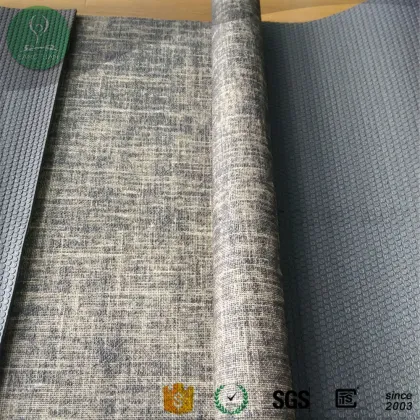 custom print eco yoga mats/eco jute yoga mats