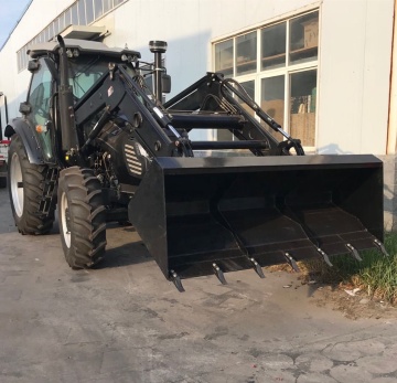 Affordable Farm Tractors with Front End Loader and Back Hoe (100-180hp)
