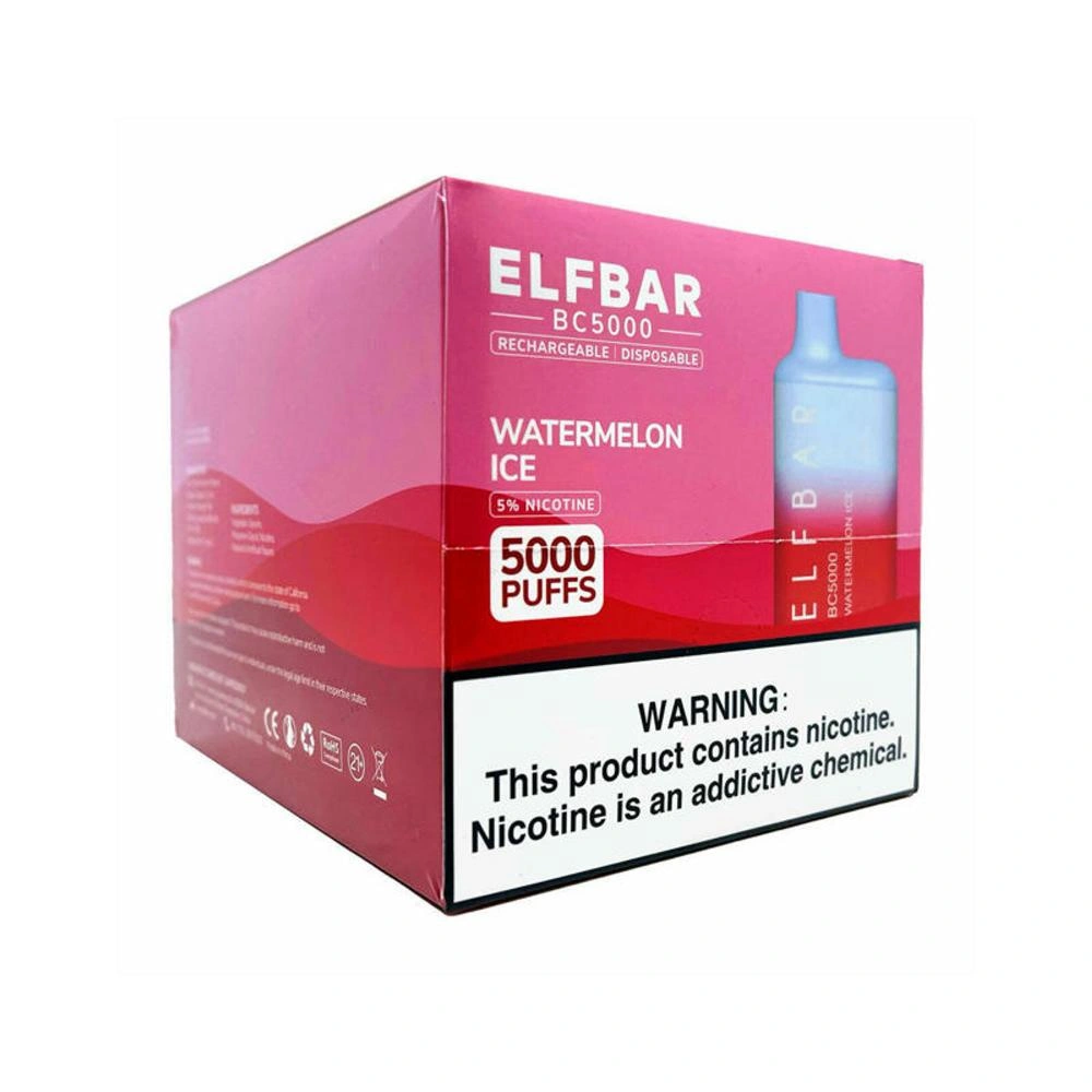 ELF BAR BC5000 Ultra - Raspberry Watermelon 5% Sigaretta elettrica