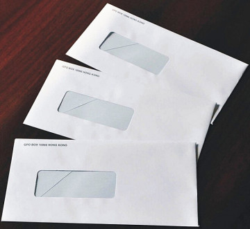Common White Window Letter Envelopes