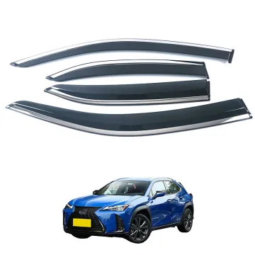 OEM ABS Exterior Parts for 2019 Lexus UX Rain Shield 3D Stainless Steel Bright Strip