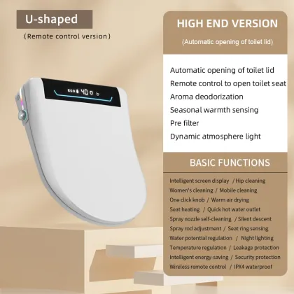 2025 TikTok Newest Intelligent UV Shape Smart Bidet Toilet Seat Cover