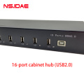 Station d&#39;amarrage de l&#39;armoire à plusieurs ports Hub USB2.0