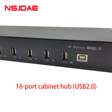 Multi-Port Cabinet Docking Station Hub USB2.0