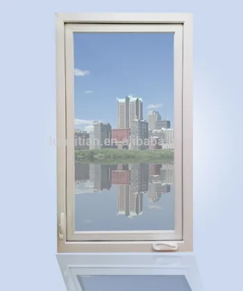 Latest home window design pvc Casement Window with manual opener