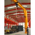 Wharf Mine Warehouse Slewing columna montada grúa pluma