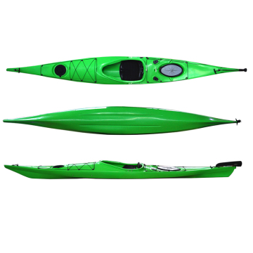 KUDO OUTDOORS 4.5M Adventure Sea Kayak for Sale: High Stability and Storage with HDPE Material