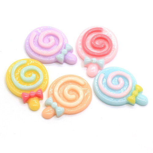 Nuovo fascino a forma di cuore Cabochon perlina flatback per decorazioni artigianali fatte a mano Ornamenti per giocattoli per bambini Charms perline