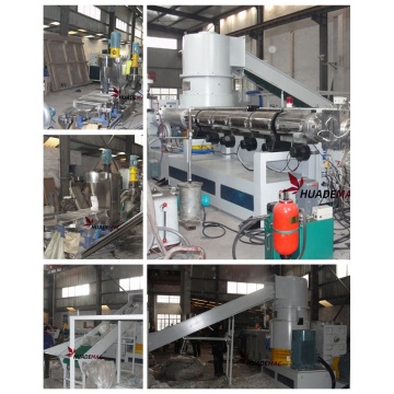 PP PE non woven fabric pelletizing machine