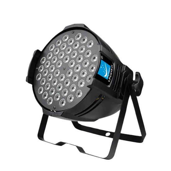 Led RGB 3 in 1 54*4w par stage led par light for wedding concert RDM function with heat sink wash effect Stage Led Light