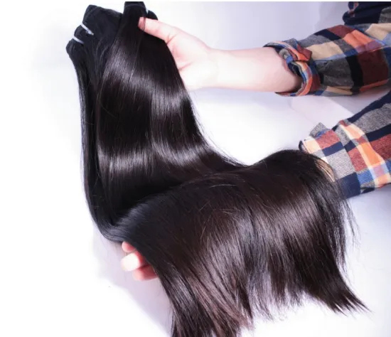 12A Grade Unprocessed 8~30 Inch Mink Straight Virgin Cuticle Aligned Double Drawn Hair Weave
