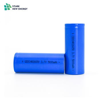 Célula de bateria de íon-lítio 3,7V 5000mAh 26650