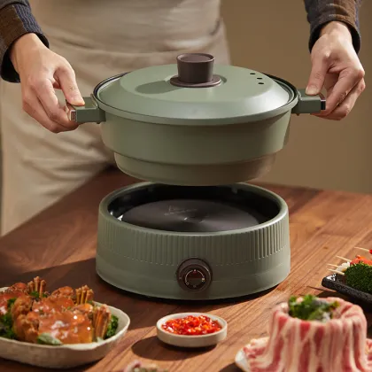 3.5L Multifunctional Electric Skillet & Hot Pot