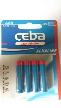 1.5v aaa am4 lr03 alkaline battery