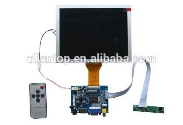 HDMI+VGA +AV TFT LCD controller board +OSD keypad with cable +Remote control with receive+EJ080NA-05A with 800*600