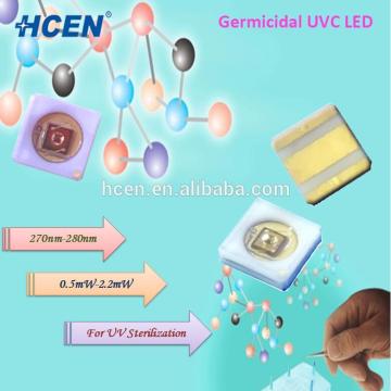 280nm, 275nm germicidal uvc led light for uv disinfection