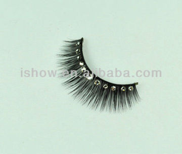 custom crystal mink eyelash, wholesale crystal eyelash, bride eyelash