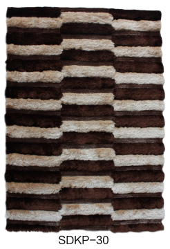 Silk Polyester Shaggy 3D and 4D