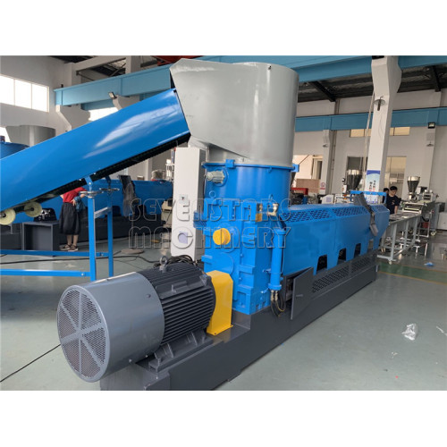 Plastic Granulator Machinery Single screw PE film plastic granulating machine Manufactory