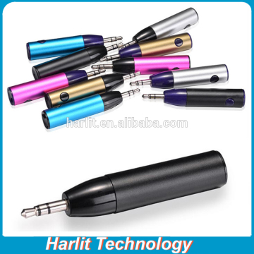 Ultra Small Mini 3.5 MM Bullet Shape Wireless Bluetooth Audio Receiver Adapter With Microphone 3.5 mm Aux Jack