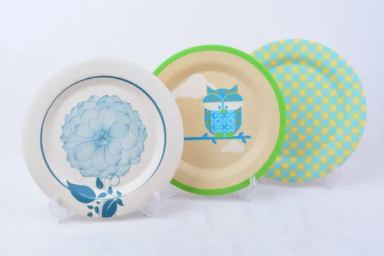 Bamboo Fiber Powder Food Plate