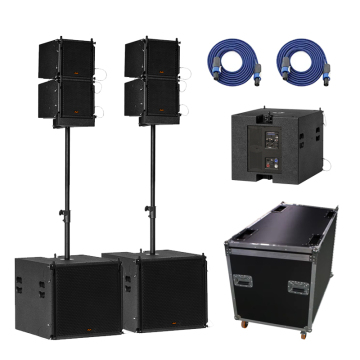 HLA Active Audio Line Array Speakers with Powered Subwoofer for Professional Outdoor Events