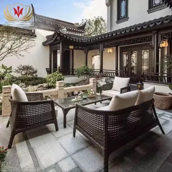 HJ HOME Outdoor Sofa: Waterproof, High-Density Sponge, Metal Frame - Free Samples & Hot Sale