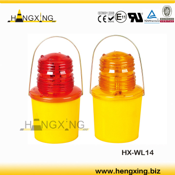 Hx-Wl14 Road Works Warning Lamp with 6 LEDs Inside