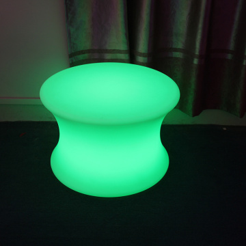 Modern Plastic Material Led Round Center Table