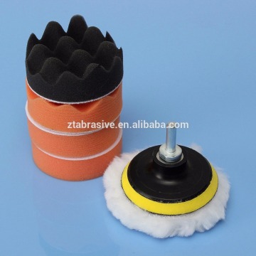 7Pcs 3/5/6/7" Sponge Polishing Waxing Buffing Pads Kit Set Compound For Polishing Auto Car