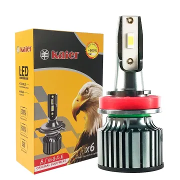 X6 LED Bulb Kit H1 H3 H7 H4 H11 9005 9006 880 - 65W 4800lm 6000K LED Headlight