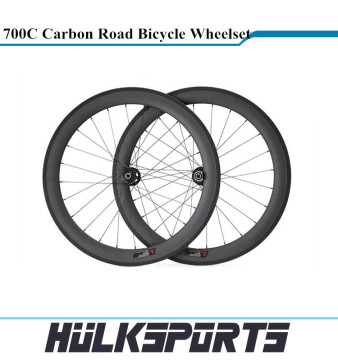 700c carbon fiber bike wheels Road bicycle wheels Tubular carbon bicycle wheelset 60mm carbon road wheels disc brake
