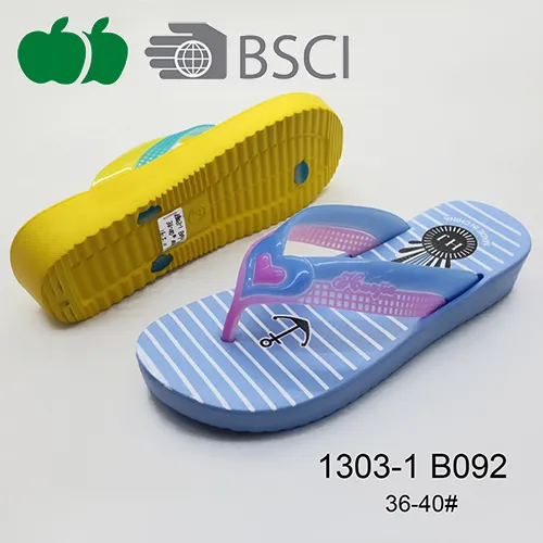 New Hot Sale Custom Printed Eva Lady Beach Summer Flip Flop