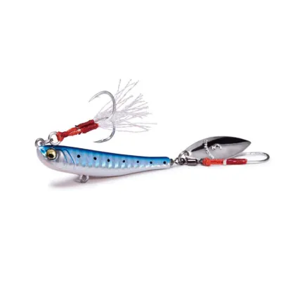Japan Quality Mold 30g/62mm Slow Jigging Lure Lead Metal Jig Fishing Bait