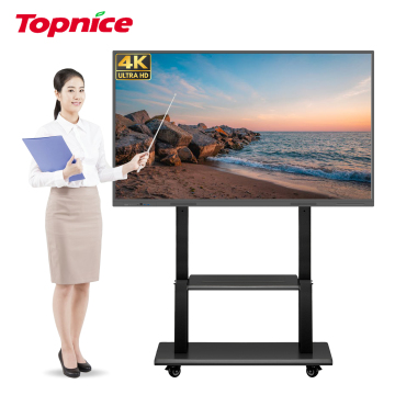 Topnice 98 Inches LCD Smart Board - Interactive Whiteboard for Conferences and Teaching