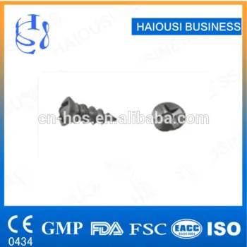 Screw Cross Type/ Skull Plate Screw Range/ Orthopedic Surgical Instrument