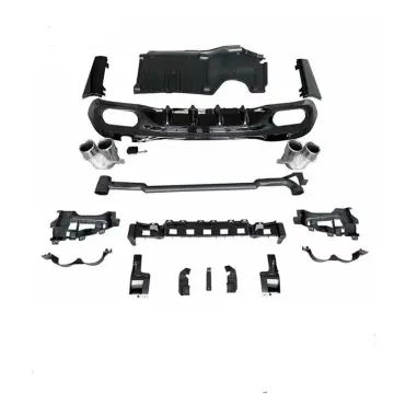 AMG Style Rear Diffuser Lip with Tail Pipe for Mercedes C-Class W206 2022