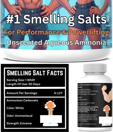OEM Cuztomized Package Smelling Salts for Athletes Water-Activated Ammonia Inhalant