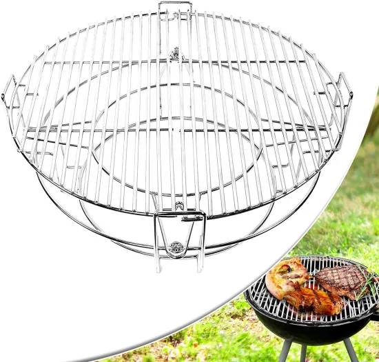 Steel portable BBQ grill grate round grill grates