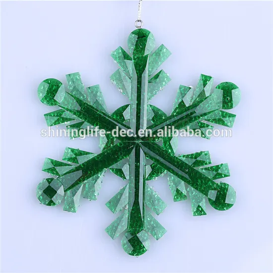 Big size snowflake new style colorful indoor decoration snowflake ornament
