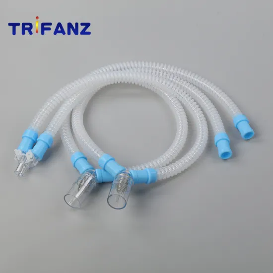 Medical Respiratory Reusable Silicone Ventilator Circuits